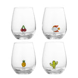 Bloomingville Misa Trinkglas Set 4-teilig Klar Glas 560ml