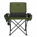 NILS CAMP Campingstuhl in Grün - stabiler Klappstuhl mit Taschen für Camping, Garten & Angeln