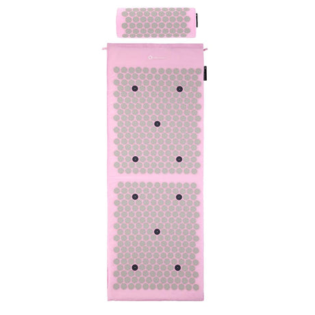 Akupressurmatte mit Kissen Rosa/Grau 15444 Punkte | HMS Premium AKM04
