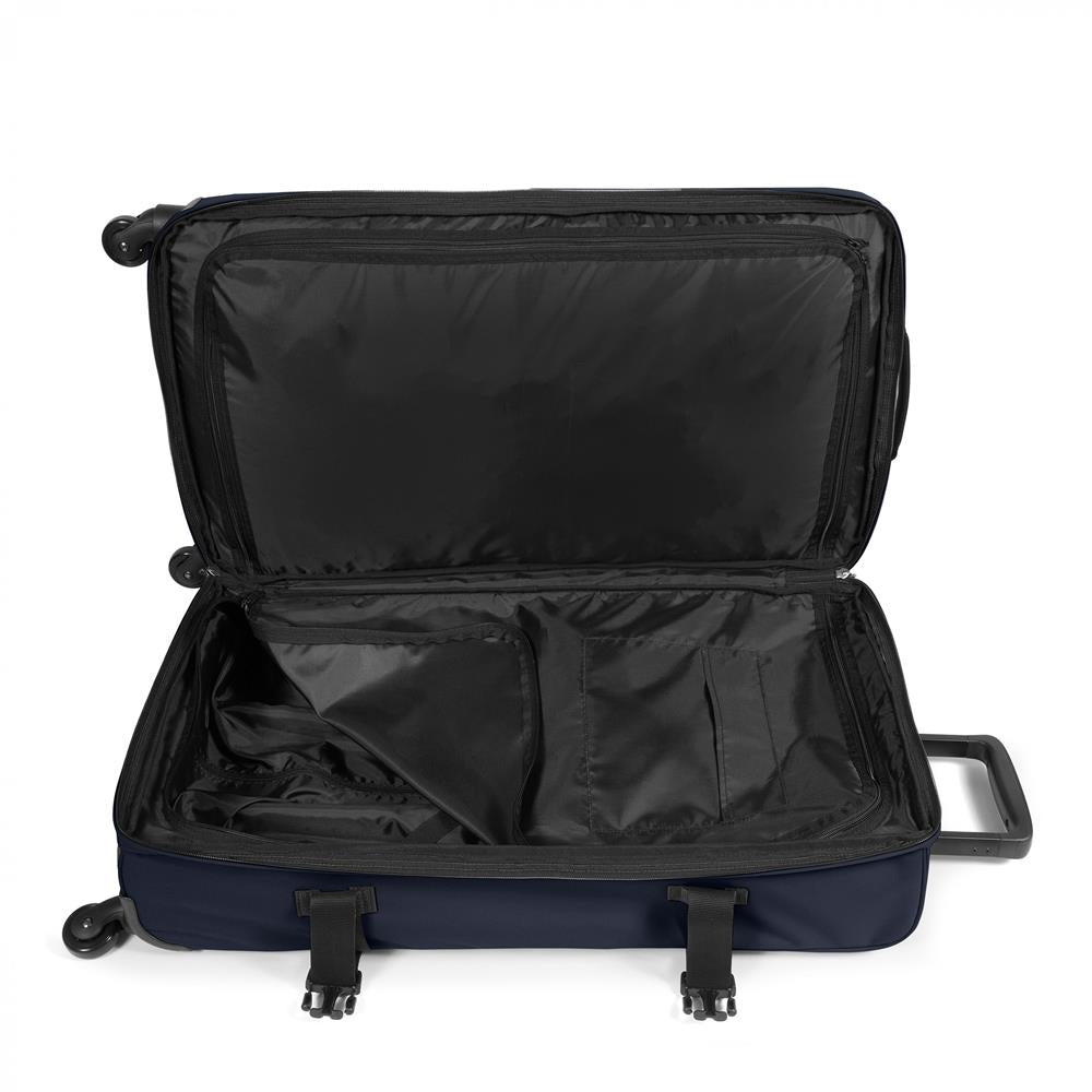 Eastpak TRANS4 L, Großer Reisetrolley, Ultra Marine (blau), 80L, Rollkoffer mit 4 Rädern und TSA-Schloss