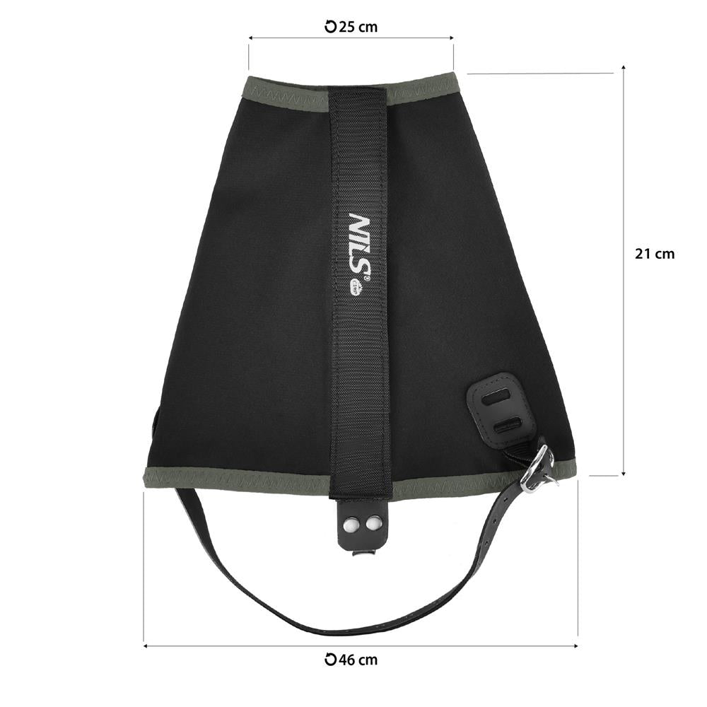 NILS CAMP Laufgamaschen Schwarz Trailrunning Gamaschen Nylon Outdoor Schutz