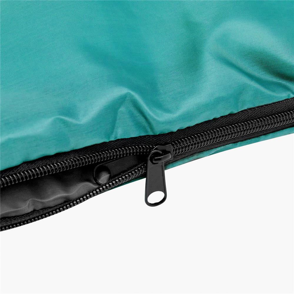 NILS CAMP Schlafsack Größe M Grün-Grau - leichter Sommerschlafsack für Camping, Reisen & Outdoor
