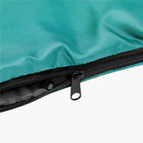 NILS CAMP Schlafsack Größe M Grün-Grau - leichter Sommerschlafsack für Camping, Reisen & Outdoor