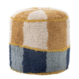 Bloomingville MINI Kio Hocker Bunt Baumwolle Durchmesser 35cm Kinderzimmer