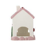 Bloomingville Shirly Teelichthalter Haus Bunt Steingut Weihnachtsdeko