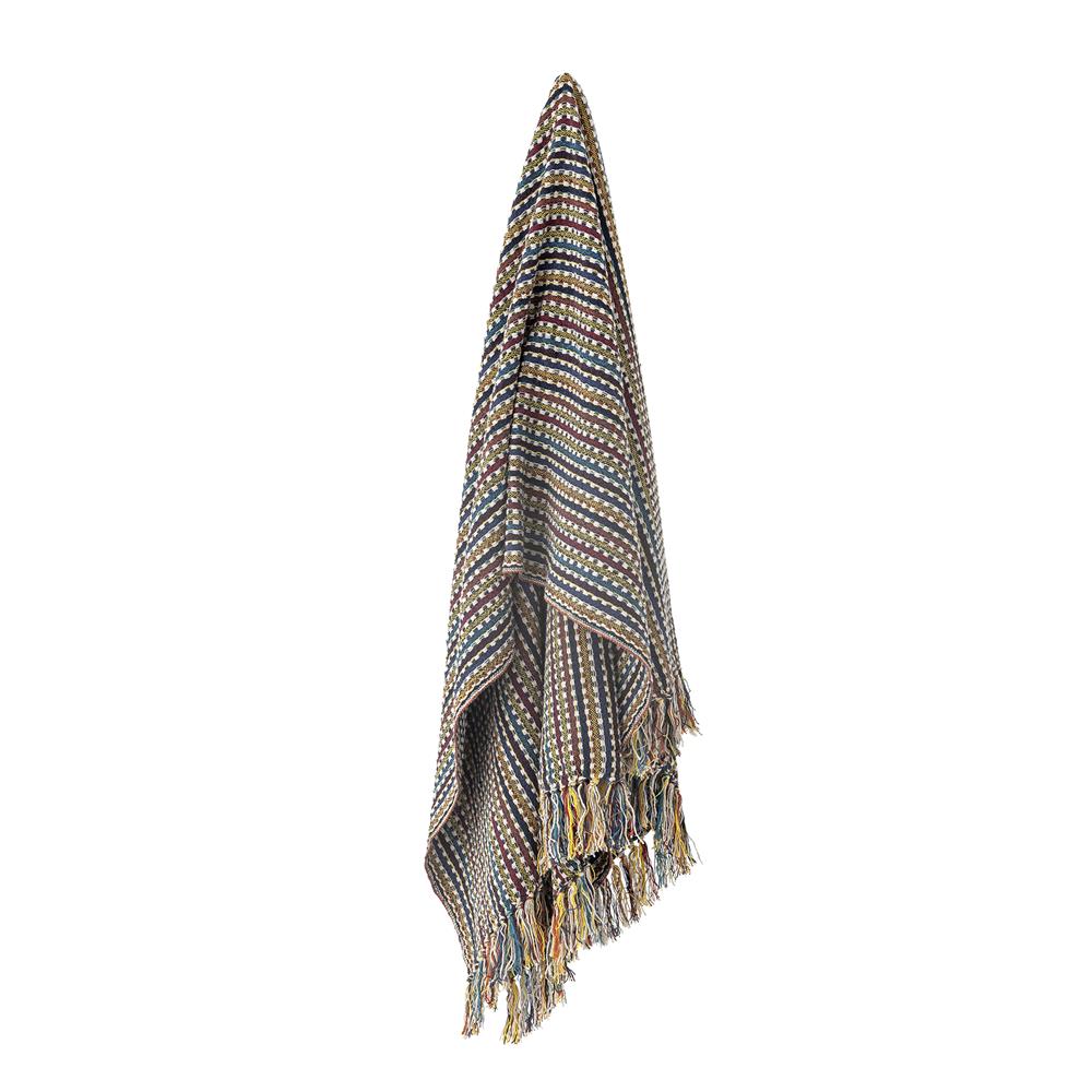 Bloomingville Lazzario Decke Gelb Baumwolle 150x125 cm Kuscheldecke