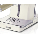 Ariete Vintage Espressomaschine, Beige, Siebträger Kaffeemaschine, 15 Bar
