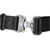 NILS CAMP Taktischer Gürtel 125 cm Schwarz Cobra Schnalle Oxford Gewebe