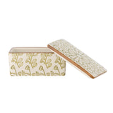 Bloomingville Maple Butterdose grün Steingut L12,5xH6 cm