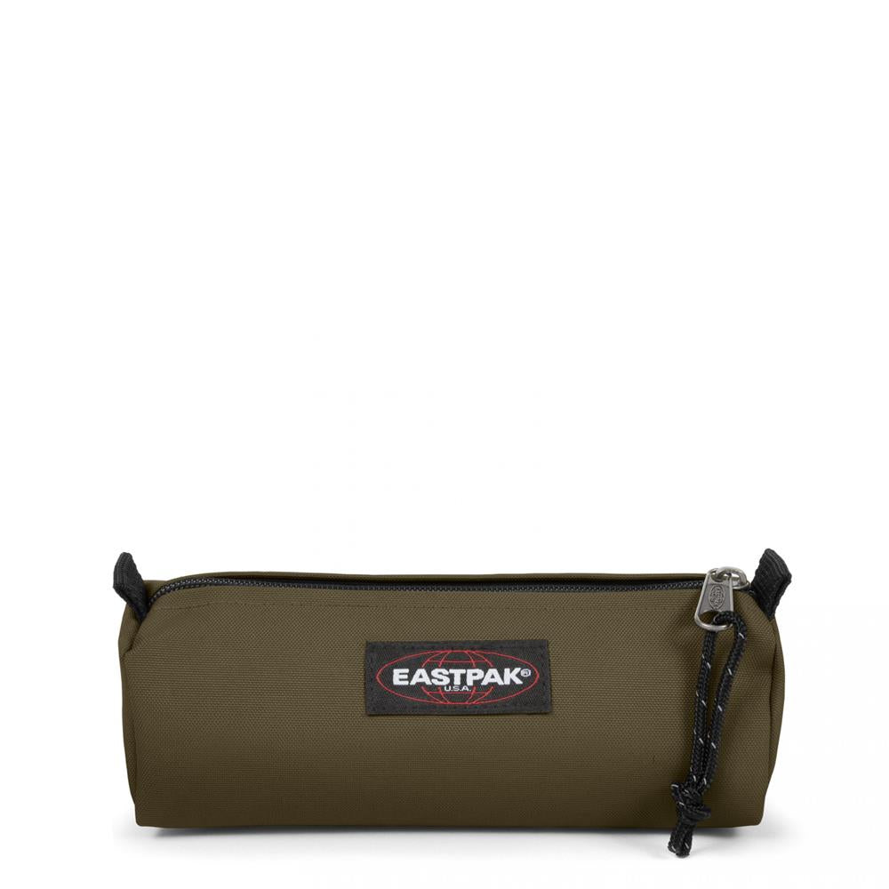 Eastpak BENCHMARK SINGLE, Federmäppchen, Army Olive (grün), kleine Federmappe, Federtasche