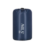 NILS CAMP Schlafsack Größe M Dunkelblau-Grau - leichter Sommerschlafsack für Camping, Reisen & Outdoor