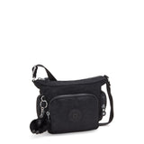 Kipling GABBIE MINI, Kleine Umhängetasche, Black Noir (schwarz), Schultertasche mit verstellbarem Riemen