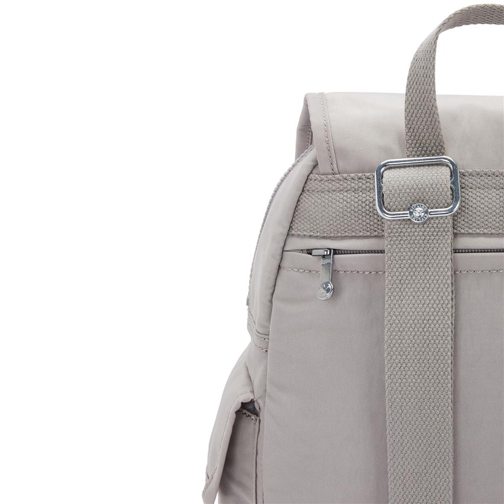 Kipling CITY PACK S, Kleiner Rucksack, Grey Gris (grau), 9L, Kompakt & Stylisch