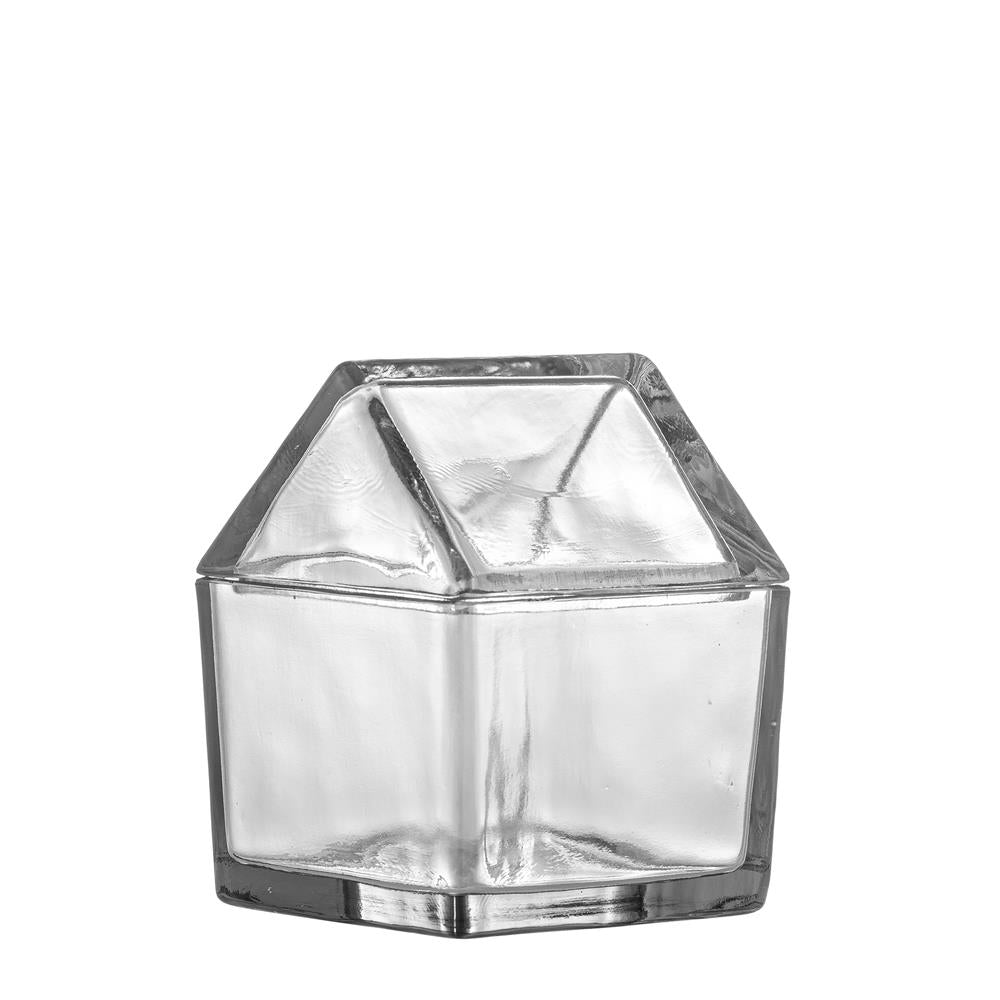 Bloomingville Elius Gefäß mit Deckel, Klar, Vorratsglas Haus 550 ml