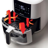 Ariete Air Fryer, Weiß, Heißluftfritteuse 9L, Touchscreen, 1500W