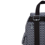 Kipling CITY PACK MINI, Extra kleiner Rucksack, Signature Print (schwarz), 9L, Kompakt & Stylisch