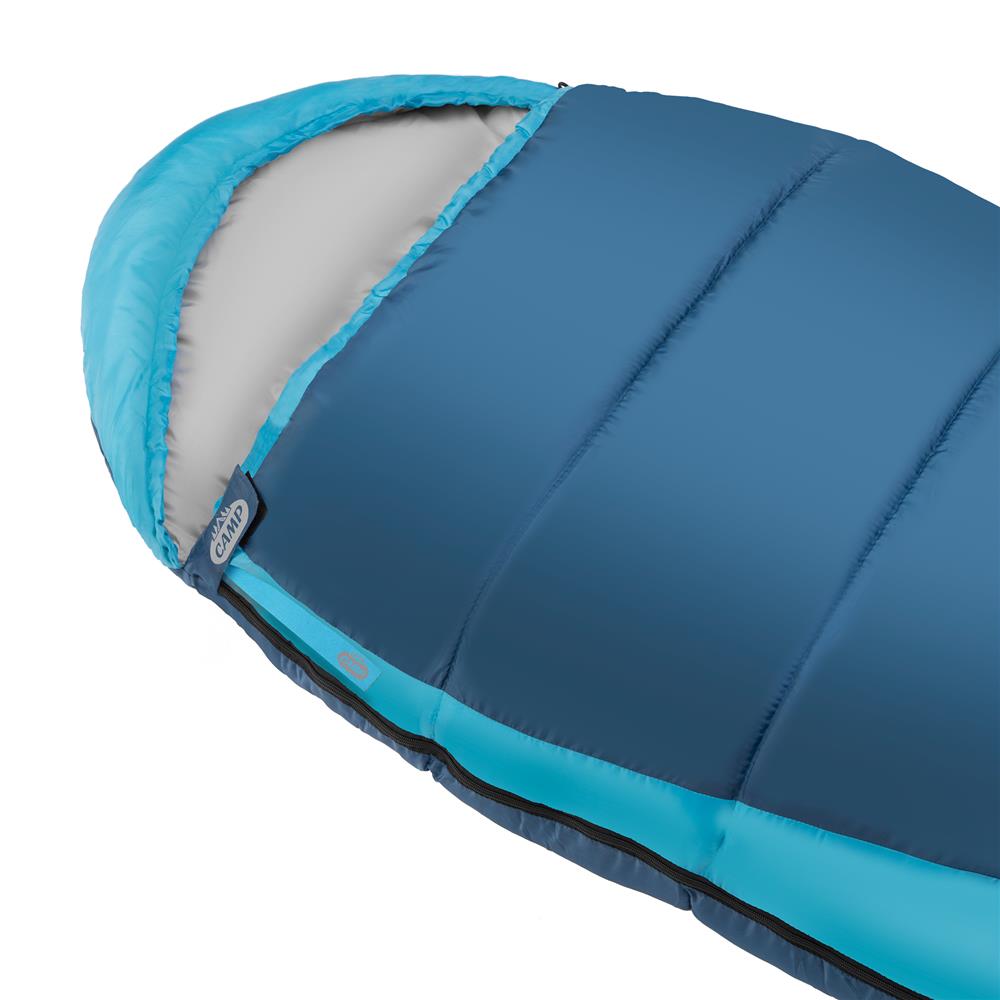 NILS CAMP Schlafsack Grau-Blau - Mumienschlafsack für Camping, Trekking & Outdoor