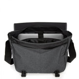 Eastpak DELEGATE +, Umhängetasche, Black Denim (grau), 20L, Laptoptasche, Messenger-Tasche