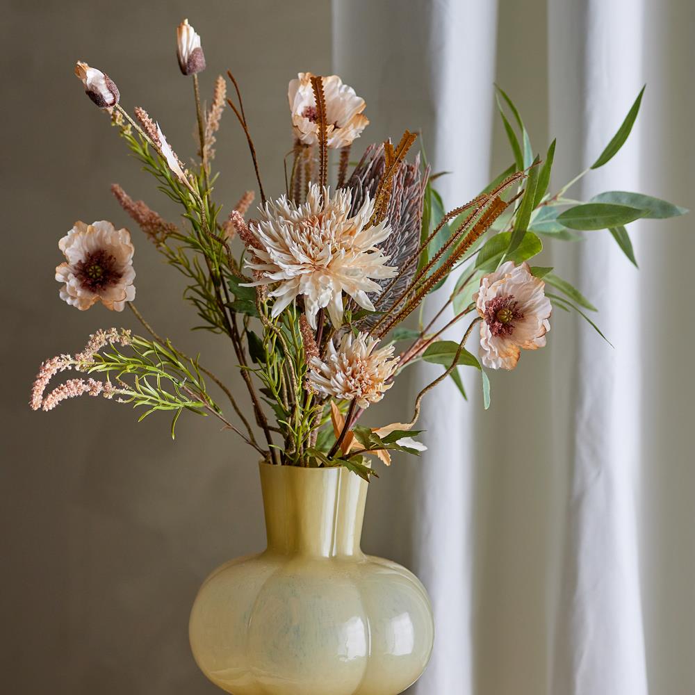 Bloomingville Chrysantemum Kunstblume Stiel Natur 54cm