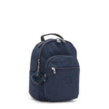 Kipling SEOUL S, Kleiner Rucksack, Blue Bleu 2 (blau), 14L, mit 11-Zoll-Tabletfach