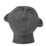 Bloomingville Vesla Dekofigur Terrakotta Schwarz 16 cm Skulptur Dekogesicht