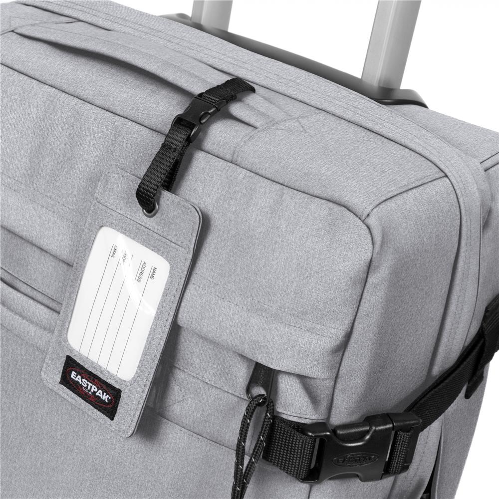 Eastpak PAKTAG, Gepäckanhänger, Sunday Grey (grau), Namensschild