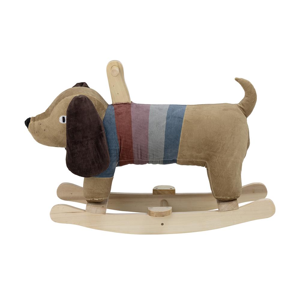 Bloomingville MINI Charlie Schaukelhund braun Schaukelspielzeug ab 12 Monate