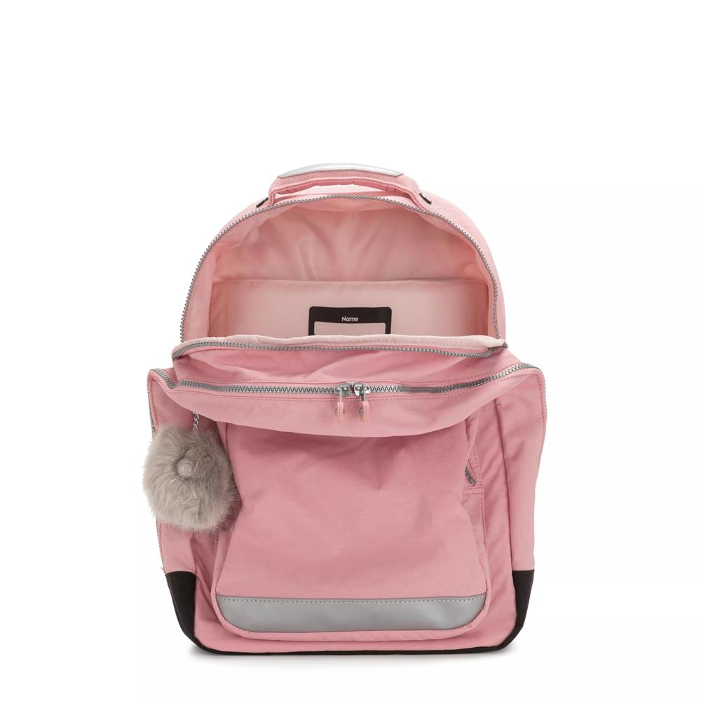 Kipling CLASS ROOM, Großer Schulrucksack mit 15-Zoll-Laptopfach, 28L, Bridal Rose (rosa)
