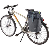 deuter Weybridge, Fahrradtasche, graphite (grau), 20L+5L, mit Bagfix-Halterung