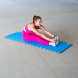 HMS Premium MFK03 Fitnessmatte 180x60 cm 15 mm Blau/Schwarz