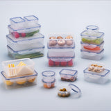 LocknLock Classic Frischhaltedose 1,4 L, 3er Set - Vorratsdose stapelbar auslaufsicher