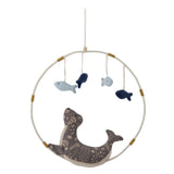 Bloomingville MINI Lulo Mobile, Seelöwe, Braun, Kinderzimmer, Dekoration, dänisches Design