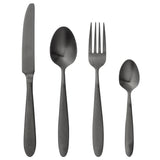 Bloomingville Frea Besteckset Schwarz Rostfreier Stahl 4er Set Messer Gabel Löffel