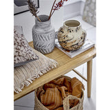 Bloomingville Saku Vase Grau Keramik D17xH27,5 cm – nordisch geprägte Keramikvase