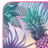 NILS Mikrofaserhandtuch 160x80 cm Ananas - schnelltrocknendes Handtuch für Camping, Strand & Sport