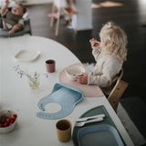Mushie Silikon-Platzdeckchen, Vanilla Confetti, Tischset, BPA-frei