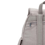 Kipling CITY PACK M, Mittelgroßer Rucksack, Grey Gris (grau), 16L, Stylisch & Kompakt