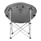 NILS CAMP Campingstuhl faltbar in Grau - bequemer Outdoor Stuhl für Camping, Angeln & Garten