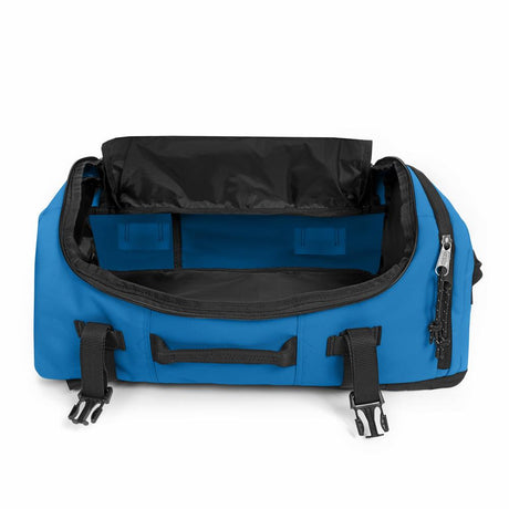 Eastpak CARRY PACK, Reiserucksack, Bubble Blue (blau), 30L, Reisetasche mit Flaschenhalter und Laptopfach
