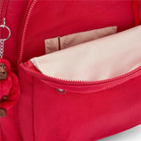 Kipling SEOUL L, Großer Rucksack, True Pink (pink), 27L, mit 15-Zoll-Laptopfach