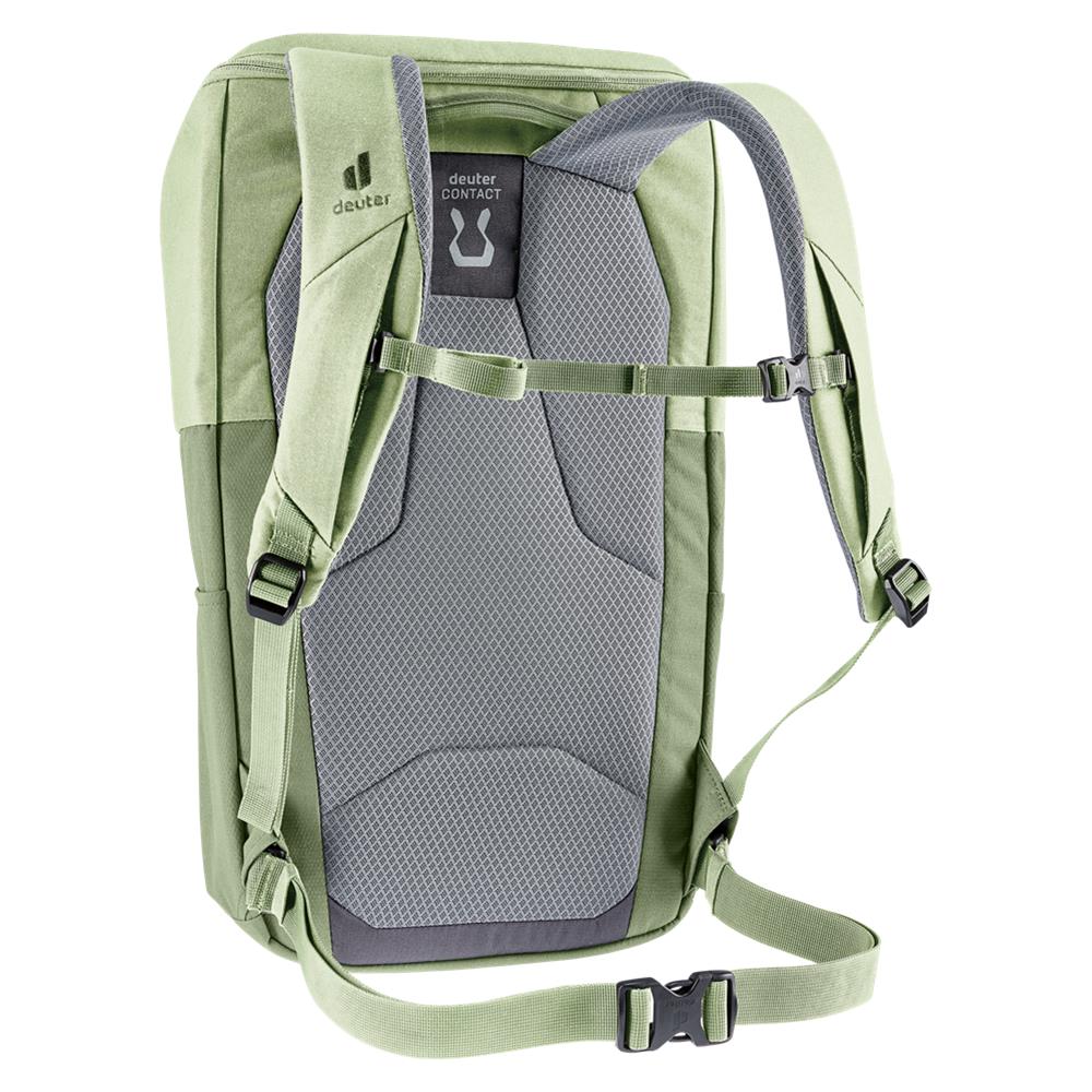 deuter UP Stockholm, Lifestyle-Rucksack, mineral-grove (grün), 22L, mit Flaschenhalter und Tabletfach