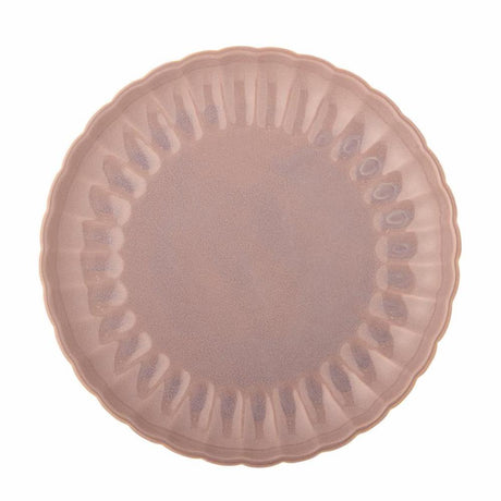Bloomingville Latina Teller, Rose, 27 cm, Steingut, Speiseteller, dänisches Design