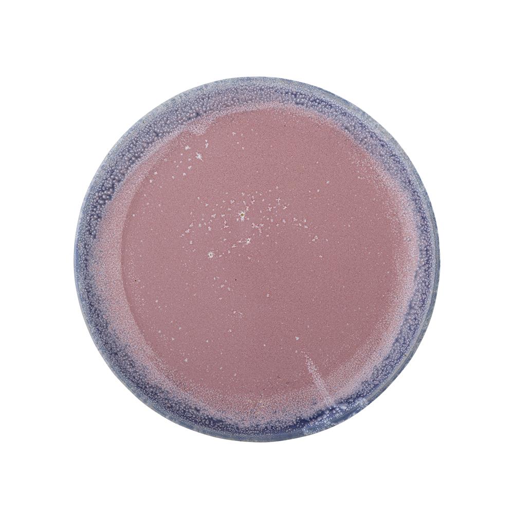 Bloomingville Paula Teller Rose Steingut D20xH1,5 cm – rosa Mittagsteller