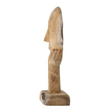 Bloomingville Cacia Holz Skulptur, Natur, Dekofigur aus recyceltem Holz
