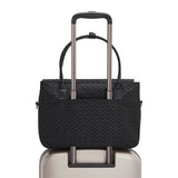 Kipling SUPERWORKER S, Laptop Tasche mit 13-Zoll-Laptopfach, Signature Emb (schwarz)
