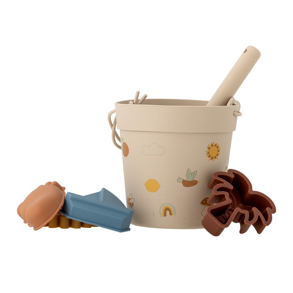 Bloomingville MINI Agnes Strand- & Sandspielzeug aus Silikon, 6er Set