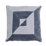 Bloomingville Aban Kissenbezug 45x45 cm aus Baumwolle in Blau