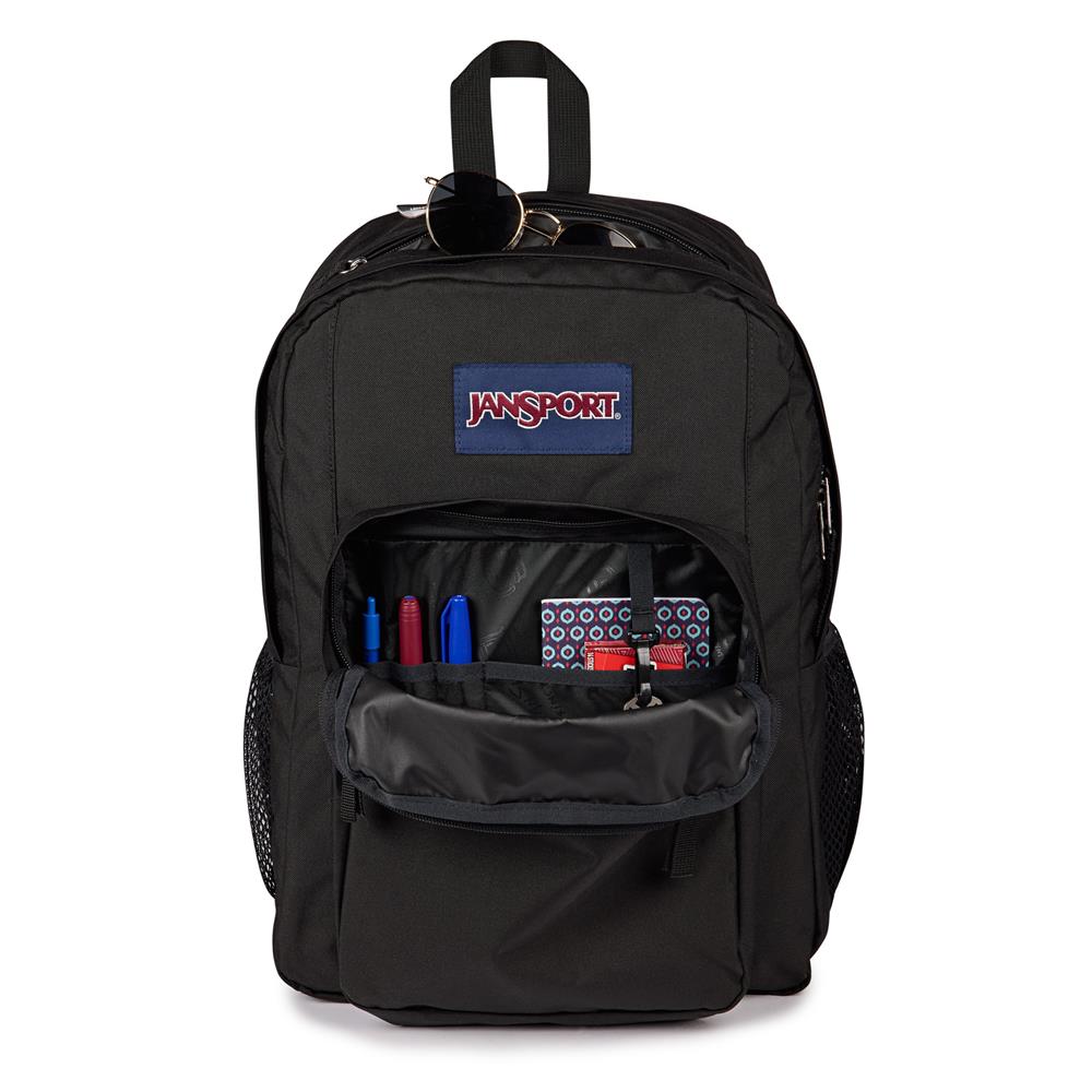 JanSport Big Day Pack Rucksack in Black – großer Schul‑ & Laptoprucksack mit 34 L Volumen