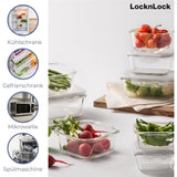 LocknLock OVEN GLASS Frischhaltedose 750 ml, ofenfest bis 400 °C