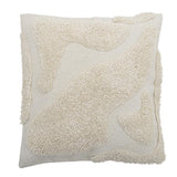Bloomingville Canelli Kissen Natur 50x50 cm – Baumwolle, getuftet & gemütlich